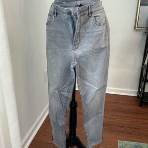 White House Black Market Gray Skinny Crop Jeans HIGH RISE